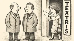 Joks: Vakar teātrī redzēju tavu sievu