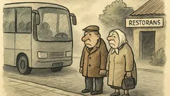 Anekdote: Izkāpām, restorānu neatradām vispār