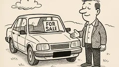 Anekdots: Pārdodu autiņu—numurzīme jau noslēpta