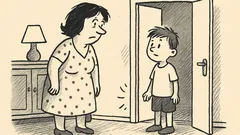 Joks: Zvana pie durvīm, mamma sauc…