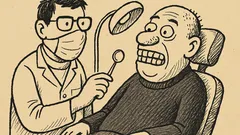 Anekdots: Pie zobārsta — liekam dzerokļus