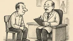 Joks: Dakter, es pastāvīgi ar sevi sarunājos