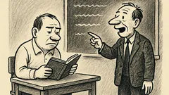 Anekdots: Vai tu vari izlasīt skaļi?