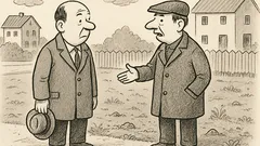 Joks: Klients jautā, vai šeit pārdots zemes gabals