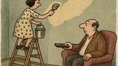 Anekdots: Remonts, trepes un hokejs…