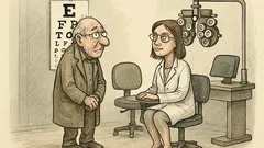 Anekdots: Bulā izmisumā dodas pie acu ārstes