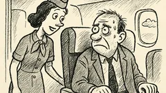 Anekdots: Stjuarte mierina satrauktu pasažieri lidmašīnā