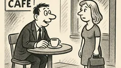 Joks: Nu, skaistā, iesi uz kafiju?