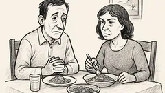 Joks: Jānis un Marija sēž pie galda