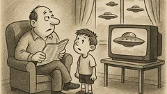 Joks: Dēls jautā tēvam par citplanētiešiem