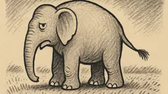 Anekdots: Kāpēc zilonim ir aste?