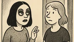 Joks: Meitene, vai man labi uzkrāsots meikaps?