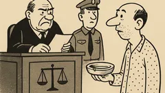 Joks: Tiesnesis jautā apsūdzētajam par pelnu trauku