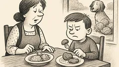 Joks: Mamma Bulītim pusdienās: apēd arī kāpostus!