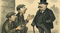 Joks: Viens šnorers, profesionāls ubags, saka otram