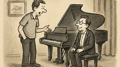 Joks: Programmētājs atnāk ciemos pie pianista