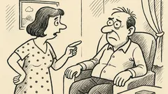 Joks: Sieva saka vīram, man divas ziņas