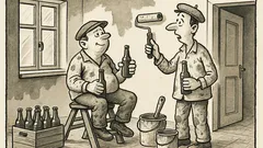 Anekdote: Ģimene nolīga brigādi remontam dzīvoklī