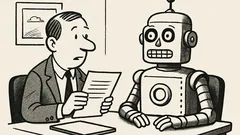 Joks: Robots atnāk uz darba interviju...