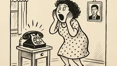 Joks: Āāāā! Viņš zvana!