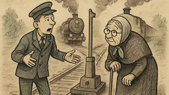 Joks: Puisis piesakās darbā pie dzelzceļa…