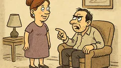 Joks: Sieva atgriežas mājās ar briljantiem auskariem