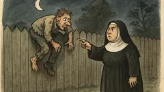 Anekdots: Klostera priekšniece pieķer zagli naktī