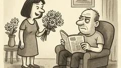 Anekdote: Mīļais, atceros tavas acis puķēs