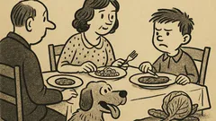 Anekdots: Pie pusdienu galda mamma Bulim saka