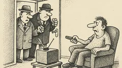 Joks: Klauvē pie durvīm un piedāvā klusumu