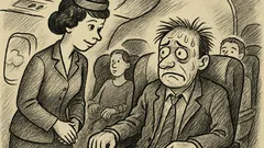 Joks: Stjuarte vaicā nervozam pasažierim...