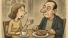 Anekdots: Vīrietis sēž kafejnīcā...