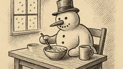 Joks: Ko sniegavīri ēd brokastīs?