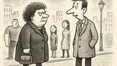 Joks: Šodien pilsētā satieku bijušo...