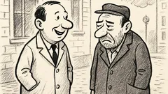 Joks: Satiekas divi draugi...