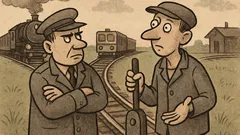 Anekdote: Vīrietis piesakās par sliežu pārslēdzēju