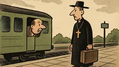 Anekdots: Kāda atšķirība starp vilcienu un mācītāju?