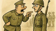 Anekdote: Seržants saka kareivjiem — ienaidnieks acīs