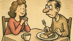 Joks: Brokastis neēdu, jo mīlu tevi…