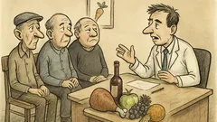 Joks: Trīs pensionāri pie uztura speciālista