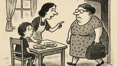 Anekdote: Mamma saka bērnam par tanti