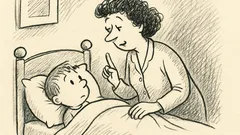 Anekdots: Mamma liek gulēt, bet...