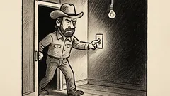 Joks: Kad Čaks Noriss ienāk tumšā