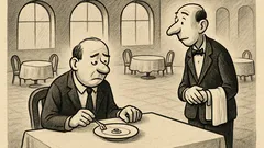 Joks: Oficiant, agrāk porcijas bija lielākas