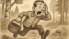 Joks: Pa meža noru ar grozu rokās