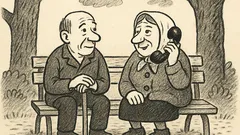 Joks: Divi draugi sēž un pļāpā...