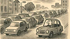 Anekdots: Viņam neveicās pat sastrēgumā