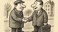 Joks: Satiekas divi paziņas uz ielas…