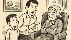 Joks: Tēti, ko nozīmē “Ļaunums dzemdē ļaunumu”?