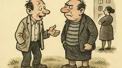 Anekdote: Runā divi draugi...